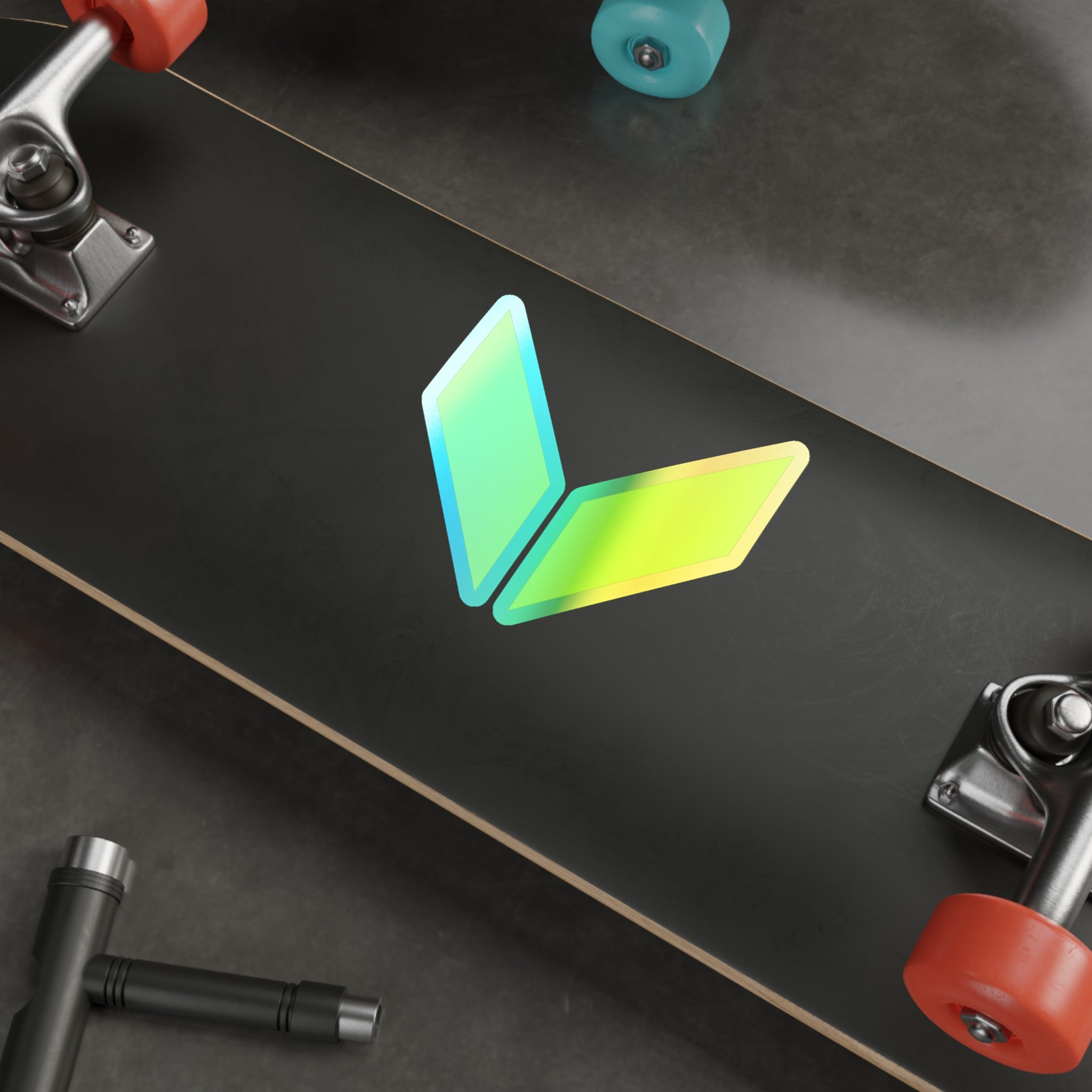 VA Holographic Die-Cut Stickers