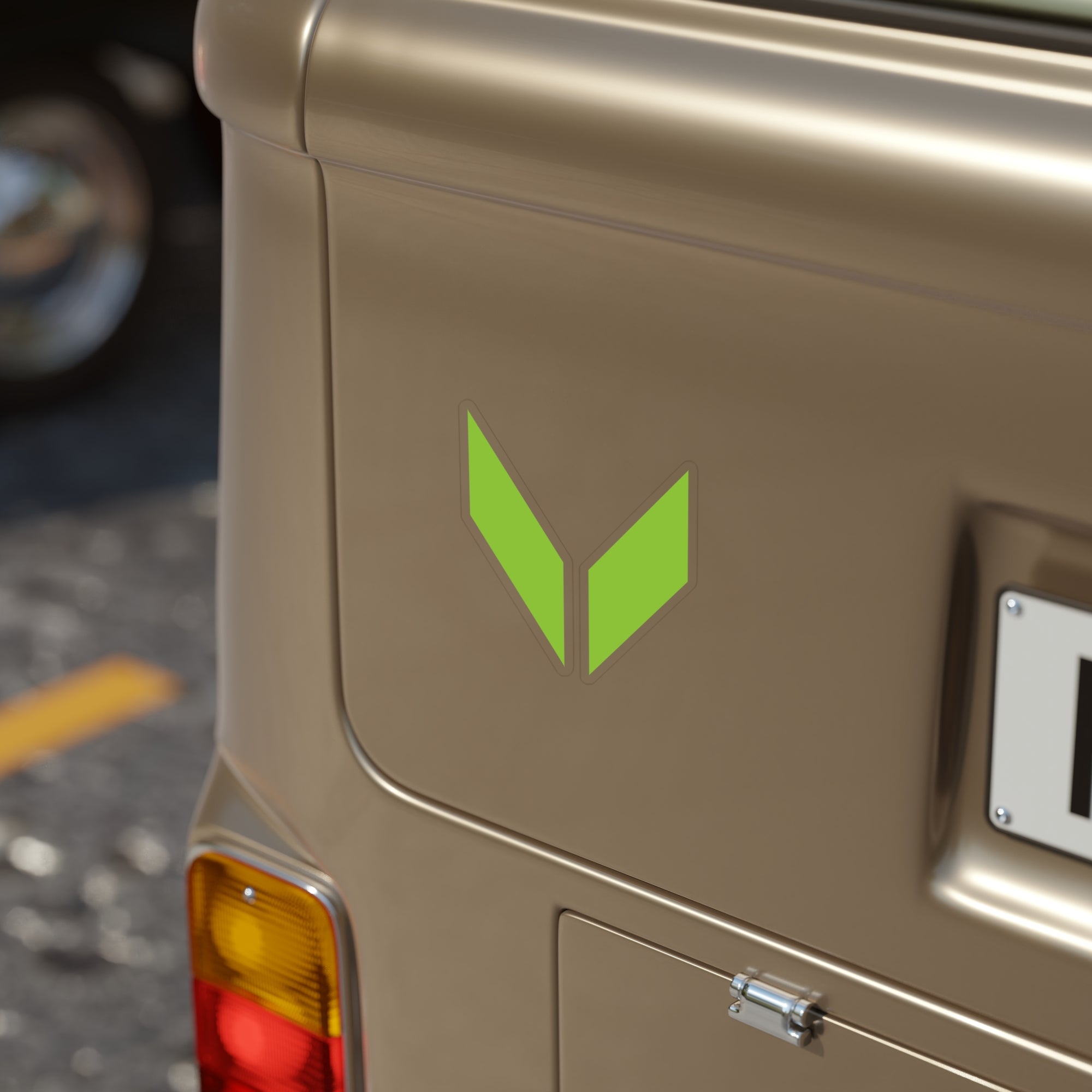 VA Transparent Outdoor Stickers