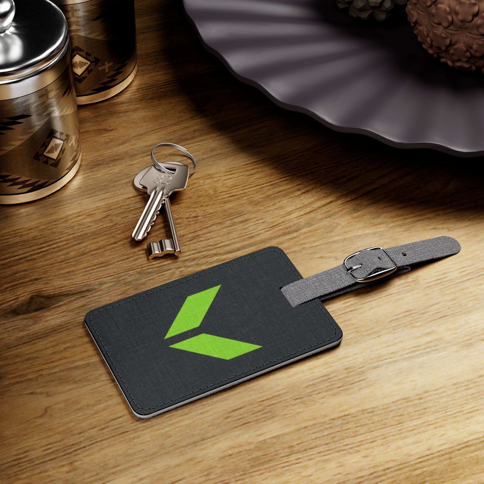VA Sleek Saffiano Luggage Tag