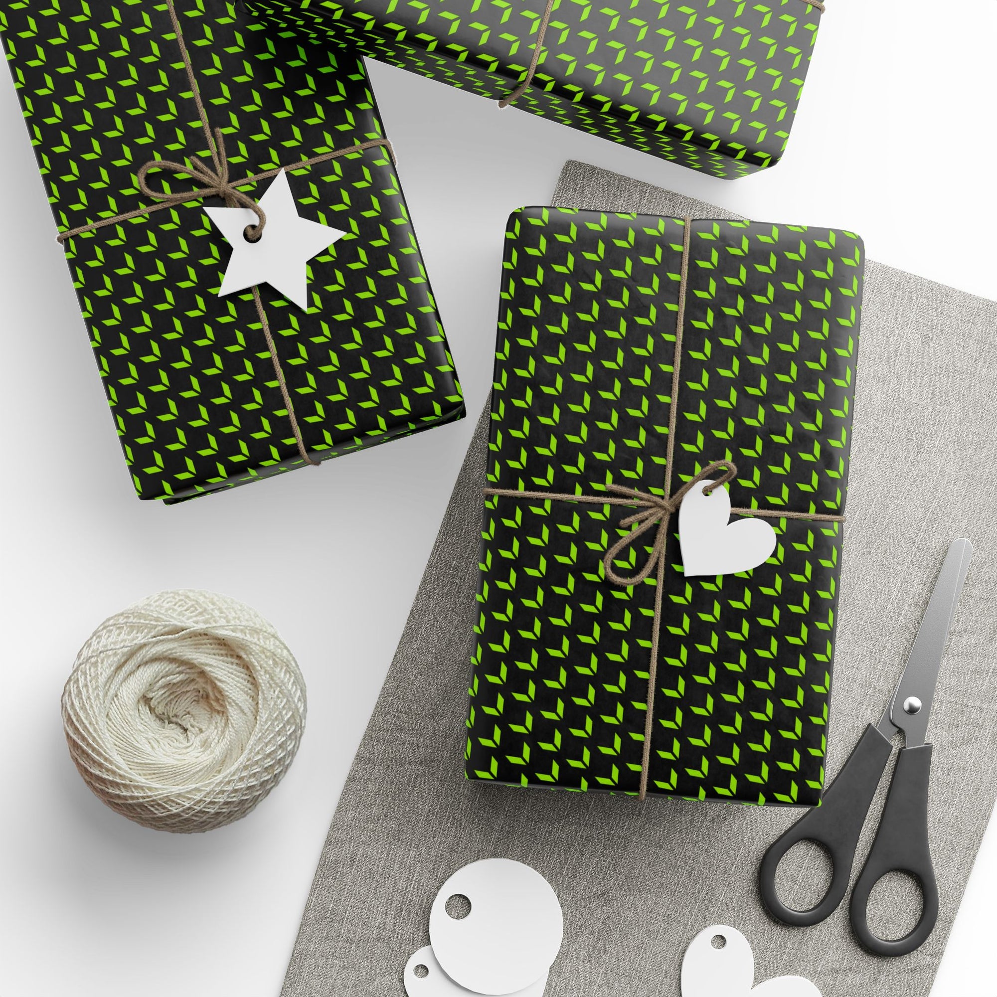 Vaughan Modern Geometric Wrapping Paper