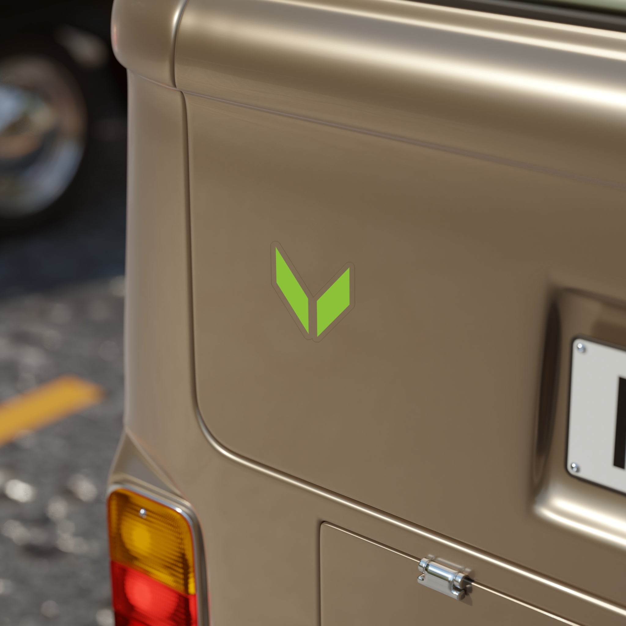 VA Transparent Outdoor Stickers