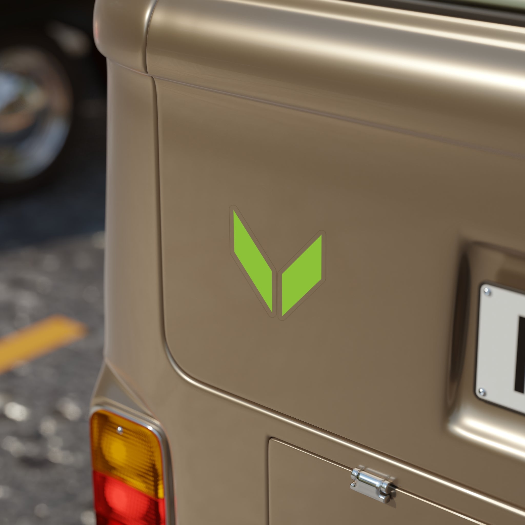 VA Transparent Outdoor Stickers