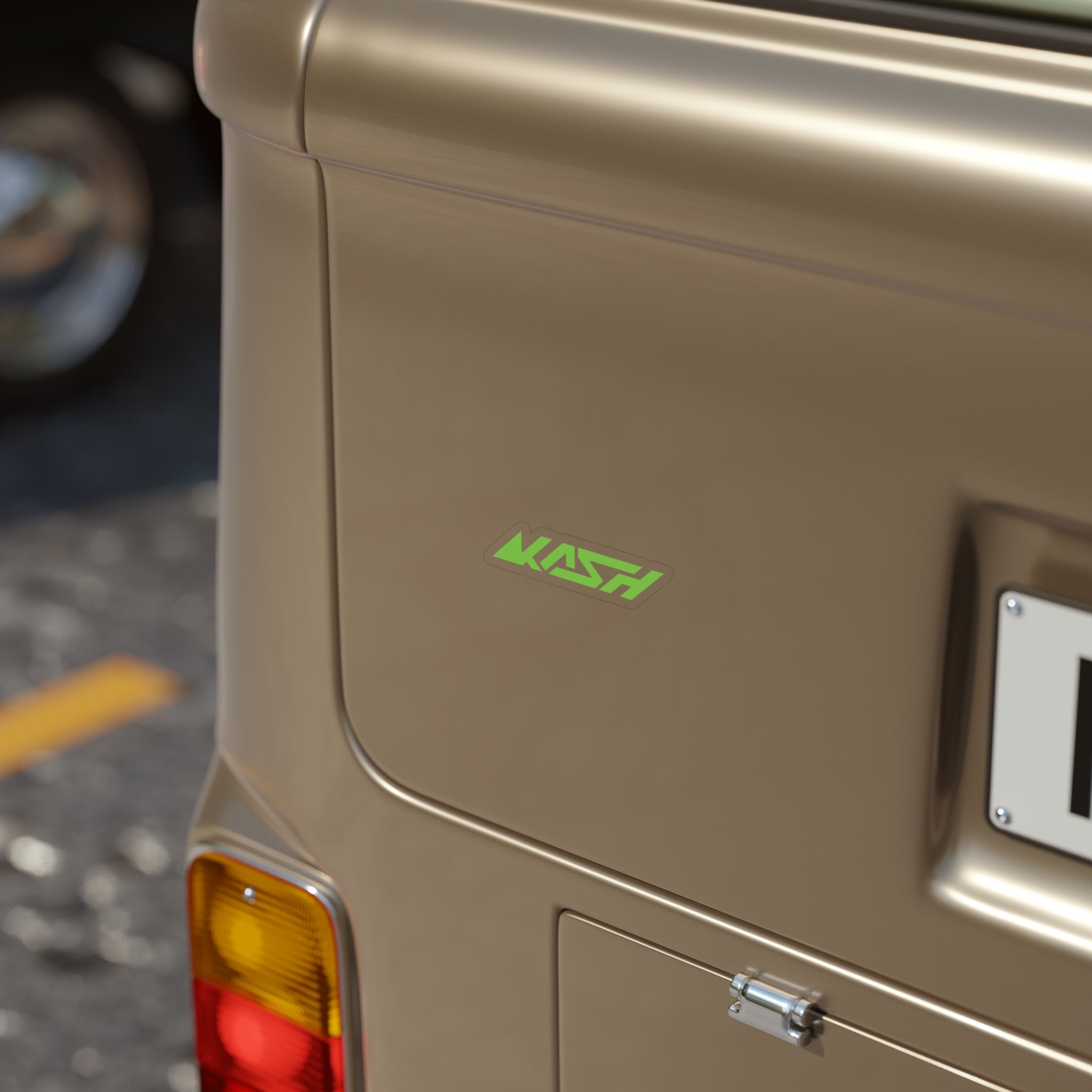 KASH Transparent Outdoor Stickers