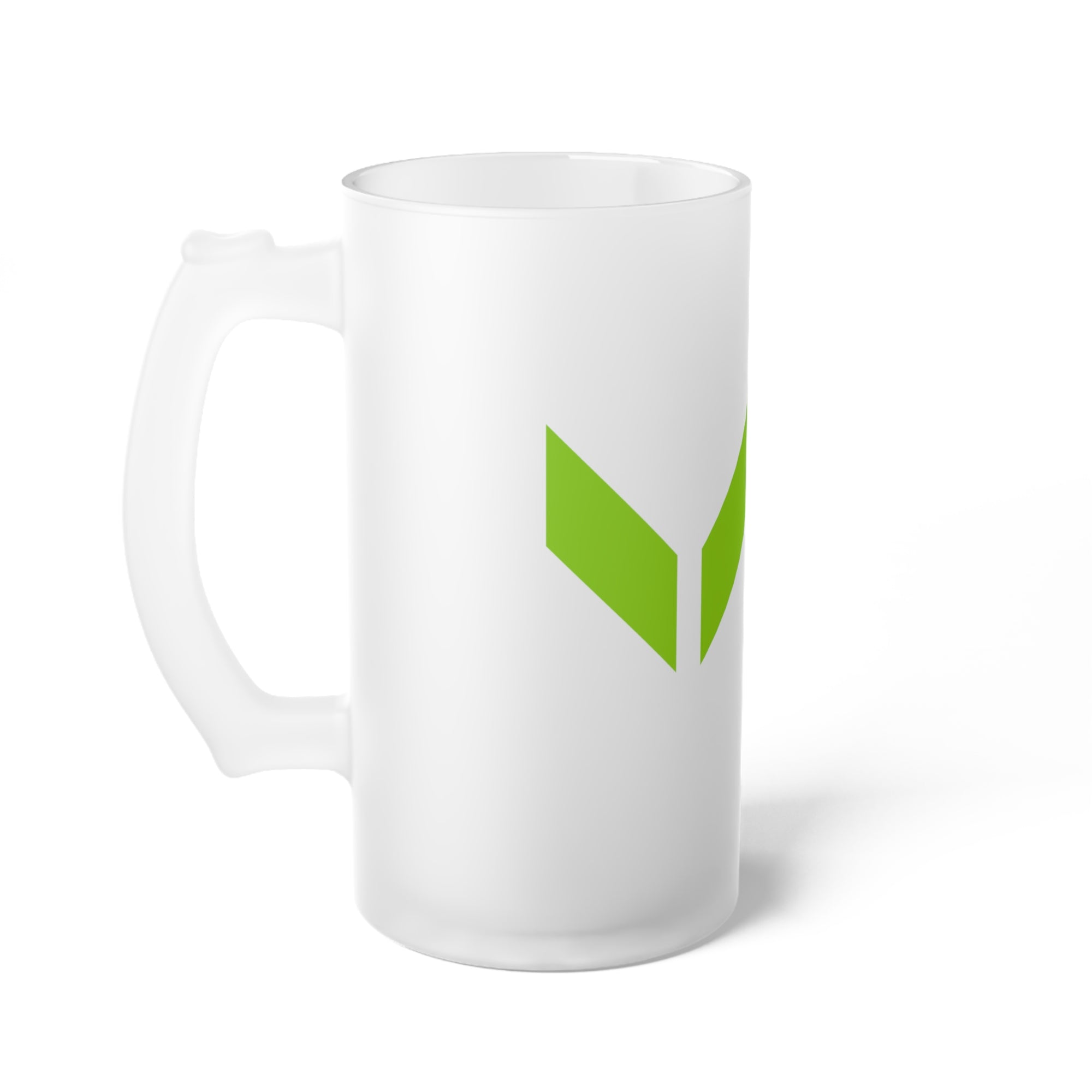 VA Frosted Glass Beer Mug