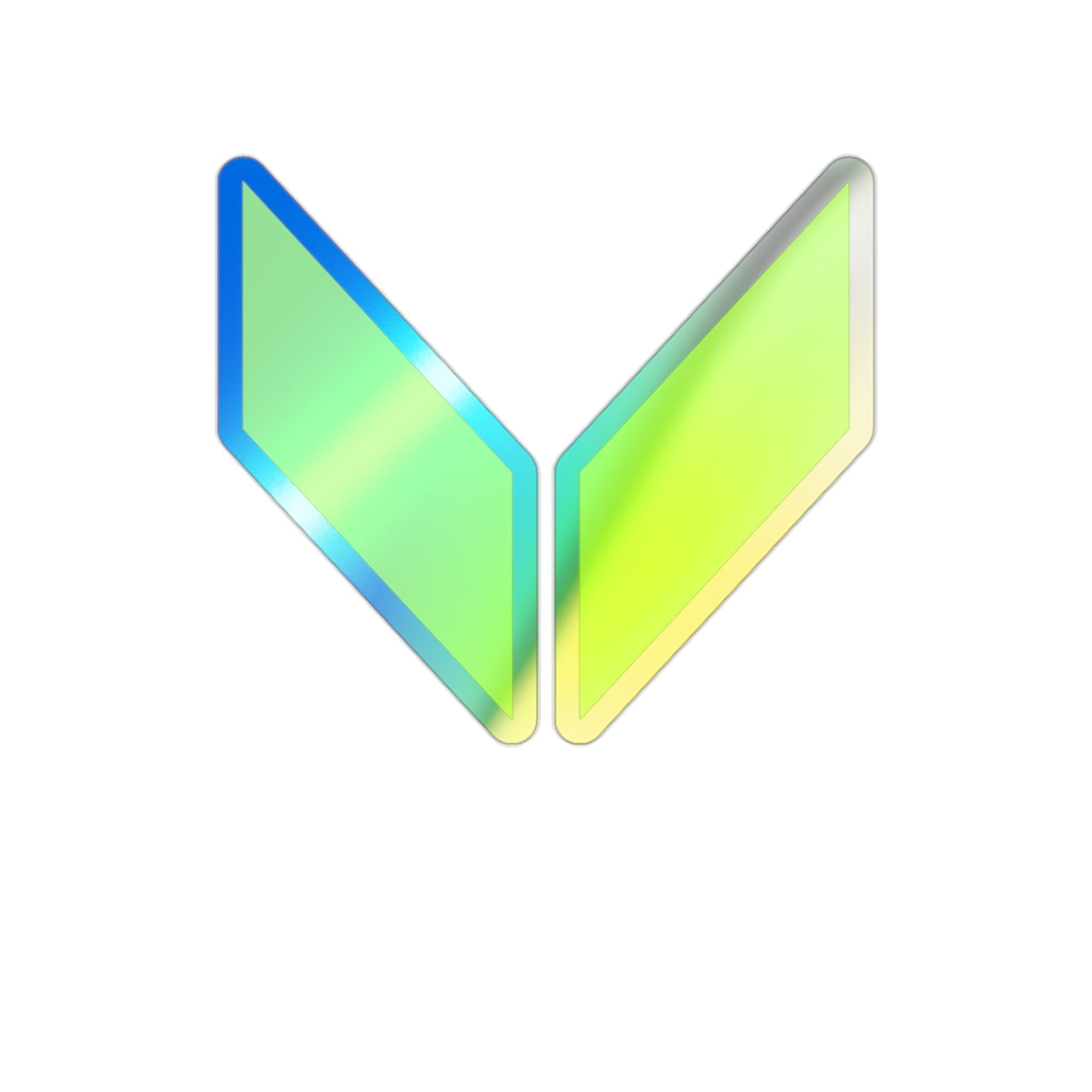 VA Holographic Die-Cut Stickers