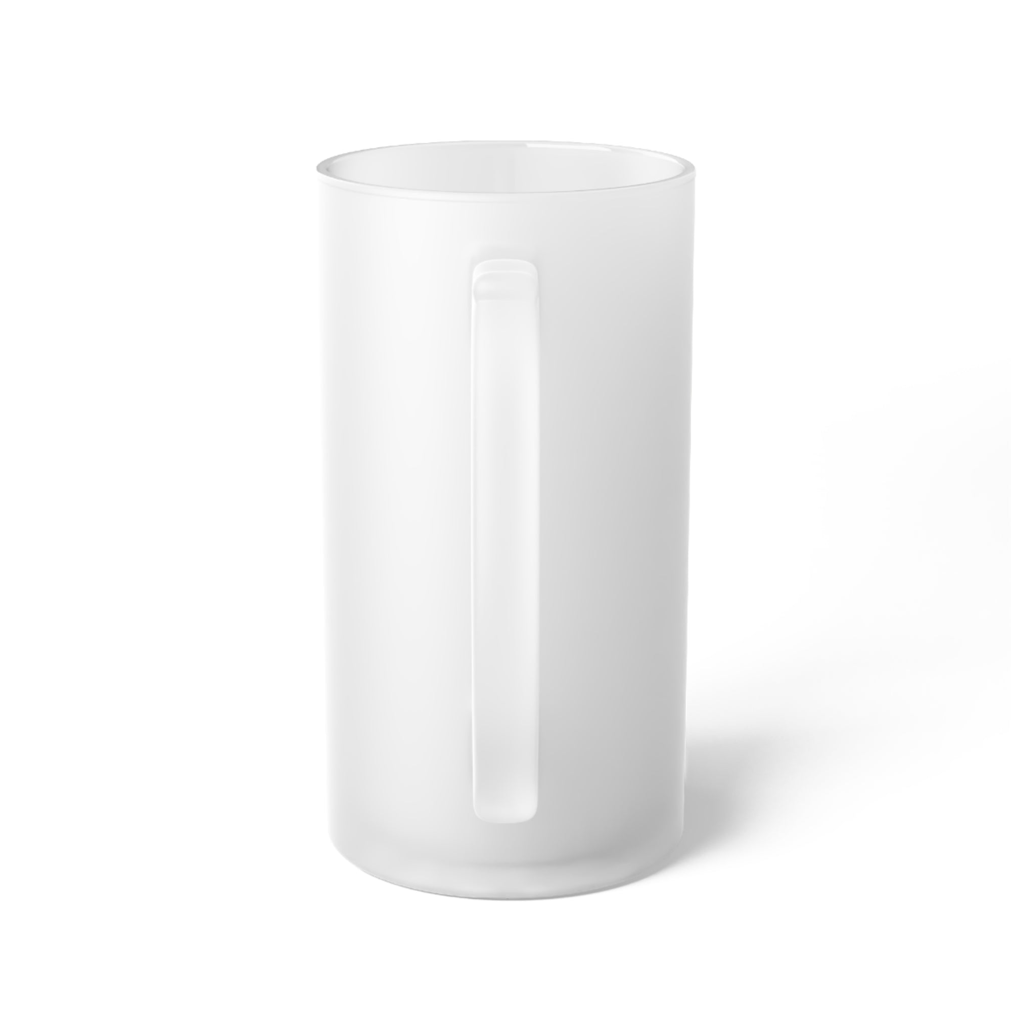 VA Frosted Glass Beer Mug