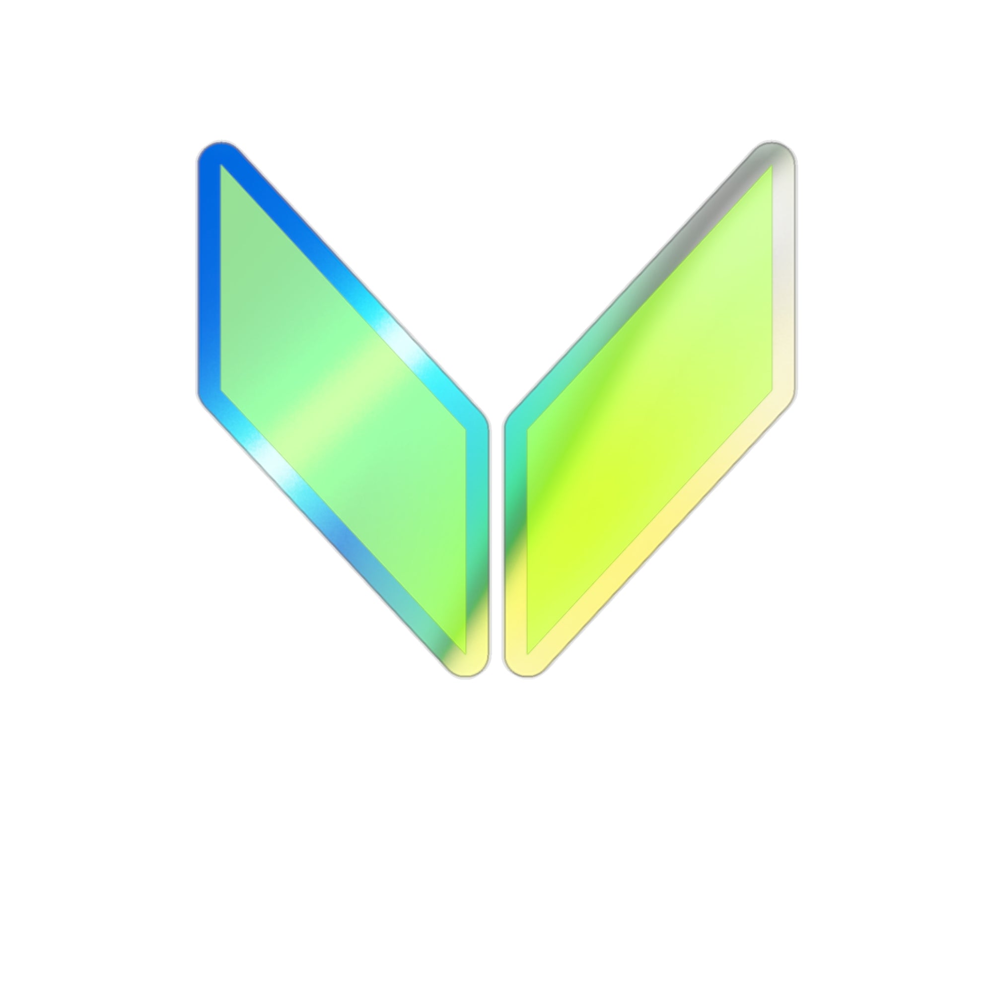 VA Holographic Die-Cut Stickers