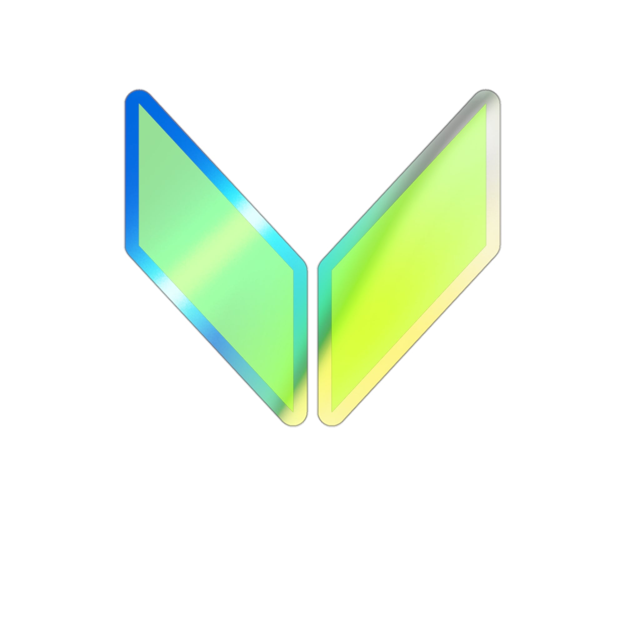 VA Holographic Die-Cut Stickers