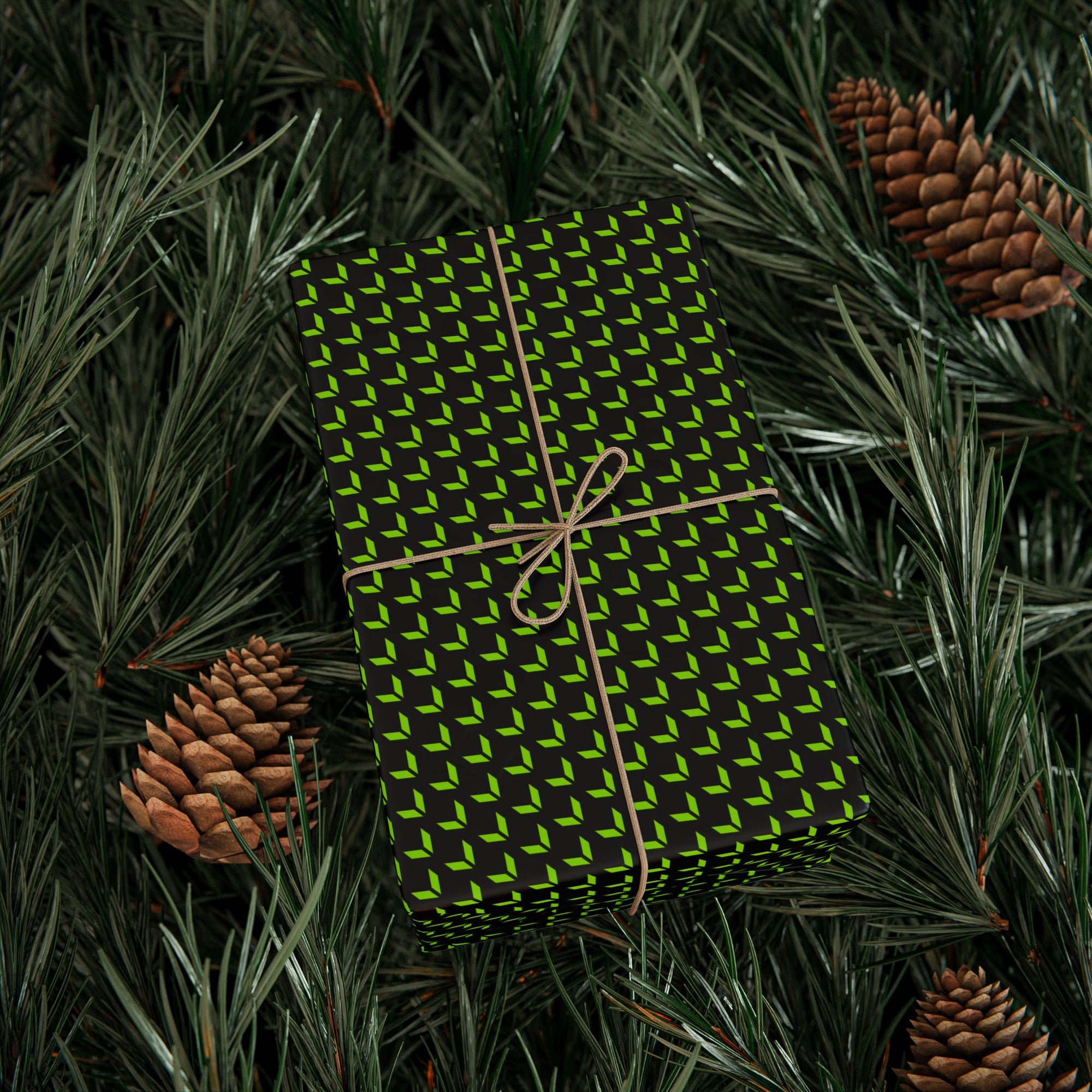 Vaughan Modern Geometric Wrapping Paper